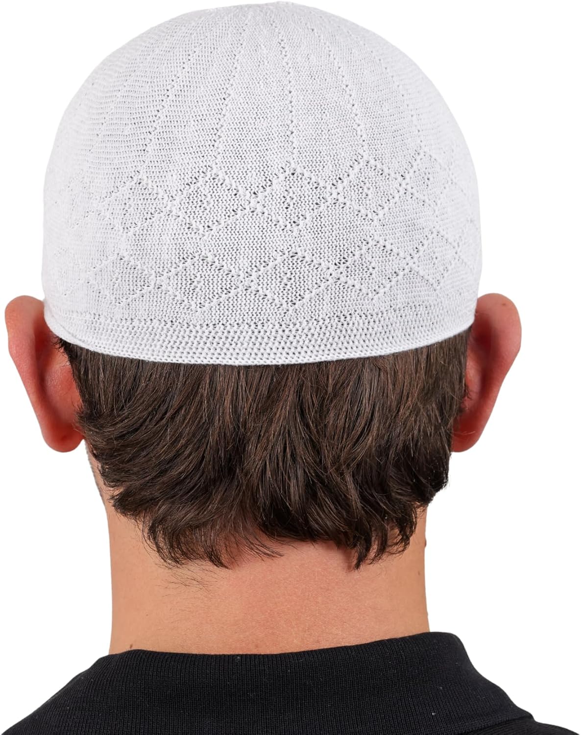 12 - Piece Turkish Velvet Kufi Hats – Men’s Breathable Crochet Prayer Caps (Standard Stretch Fit) - Firaset