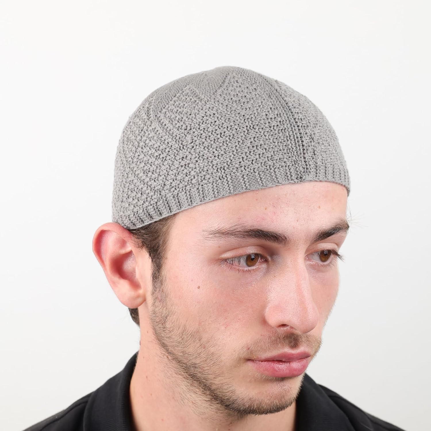 6 Piece Turkish Velvet Kufi Hats – Men’s Breathable Prayer Caps