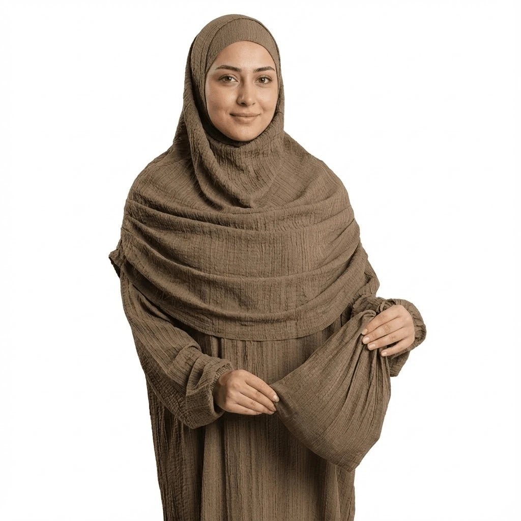 Aden 2 - Piece Vison Prayer Dress Set – Top, Skirt & Bag - Firaset